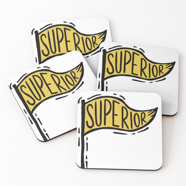 Item preview, UW Superior Yellowjackets Flag designed and sold by oliviabergh.