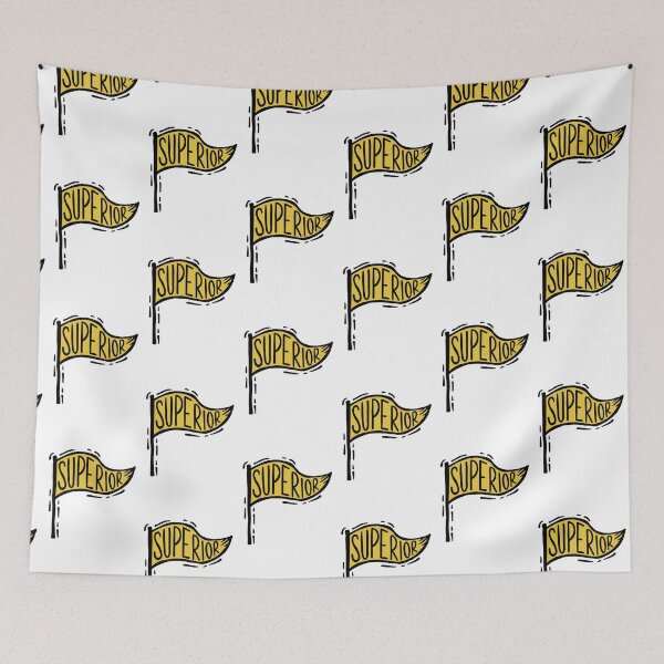 Item preview, UW Superior Yellowjackets Flag designed and sold by oliviabergh.
