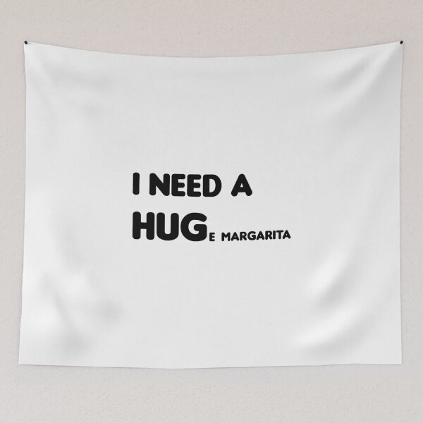 Item preview, I Need A Huge Margarita Graphic Tees Funny Cute Letter Printed  designed and sold by ANAS MAATI.