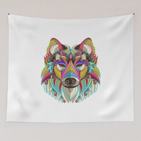 Item preview, stylized-colorful-wolf Design - Gifts designed and sold by kedesign1.