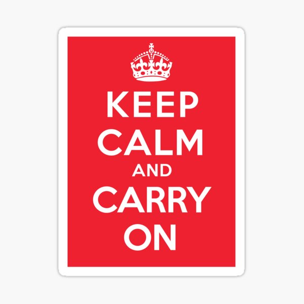 Item preview, Keep Calm and carry on designed and sold by MACTEE.