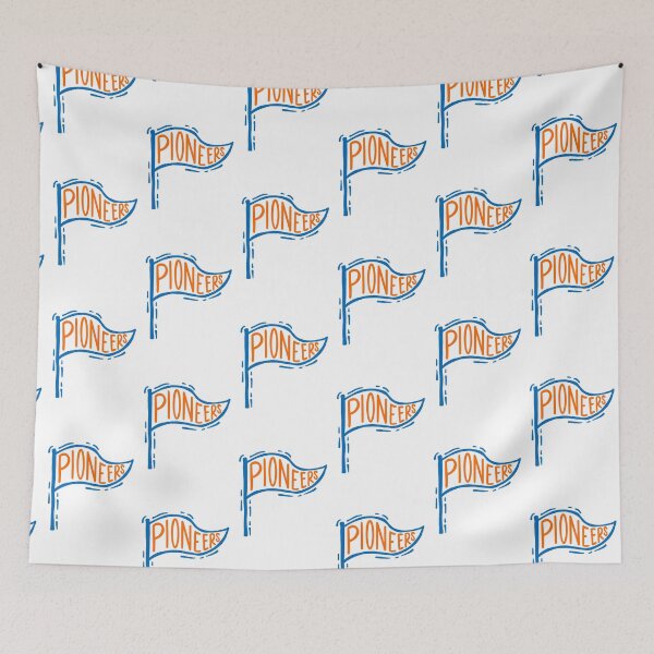 Item preview, UW Platteville Pioneers Flag designed and sold by oliviabergh.