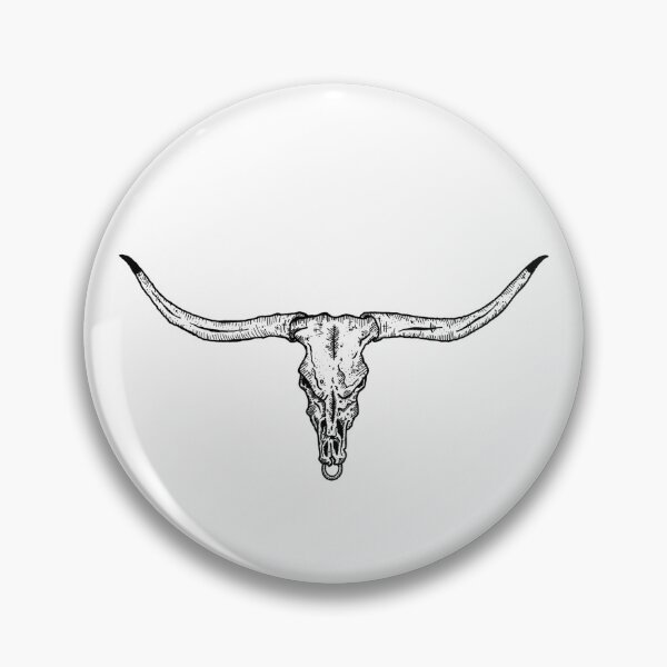 Item preview, Longhorn Skull designed and sold by sarahawillis.