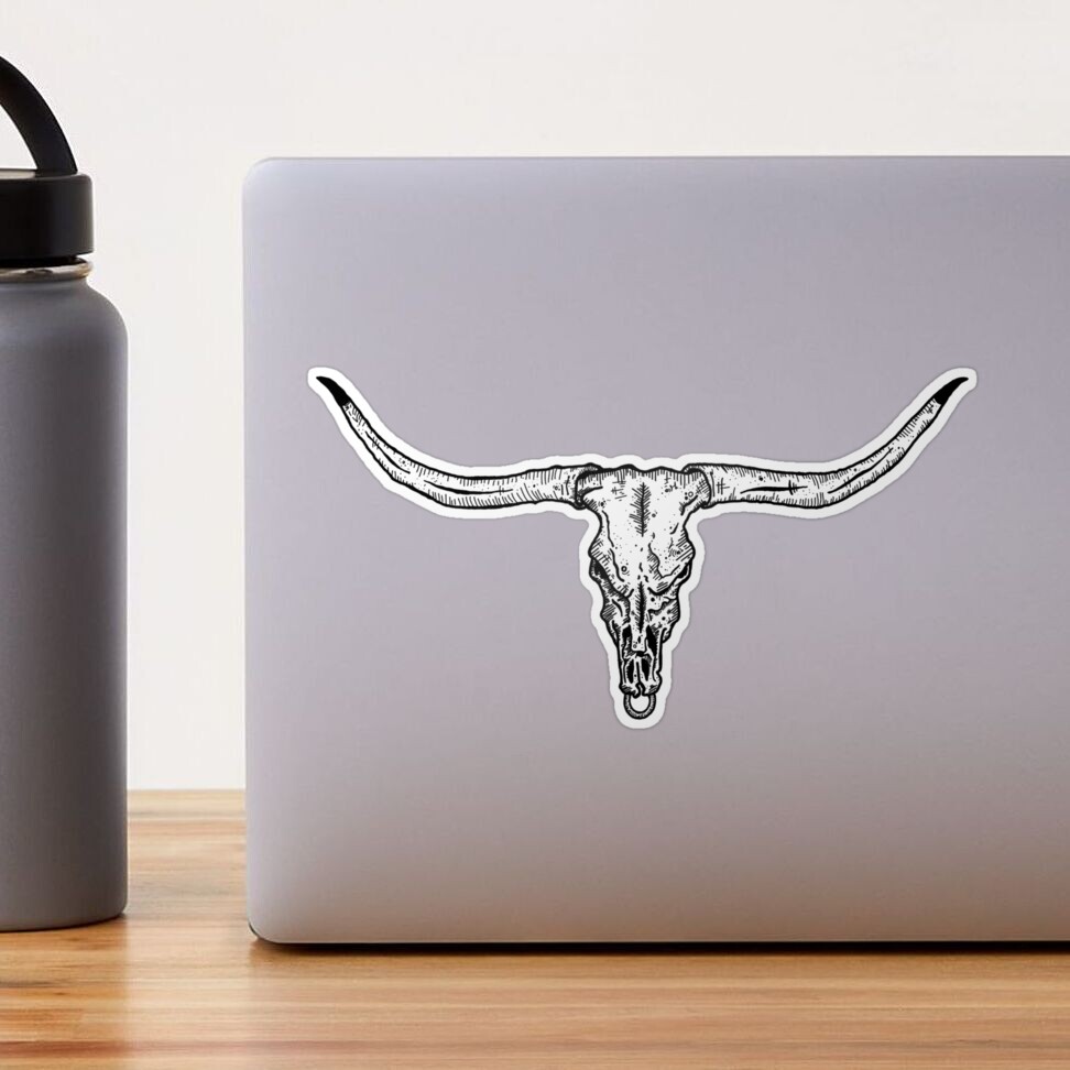 Retro Wallen Bull Skull SVG, Wallen Bull Skull Distressed SVG, image size:972x972