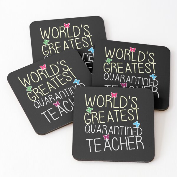 Item preview, Funny Teacher Quarantined Worlds Greatest Quarantine Teacher 2020 Homeschool Teacher Design designed and sold by Jake  Knifer.