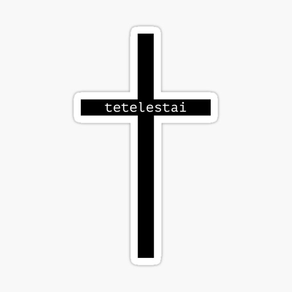Artikel-Vorschau von Tetelestai-Kreuz, designt und verkauft von shiltebeitel20.