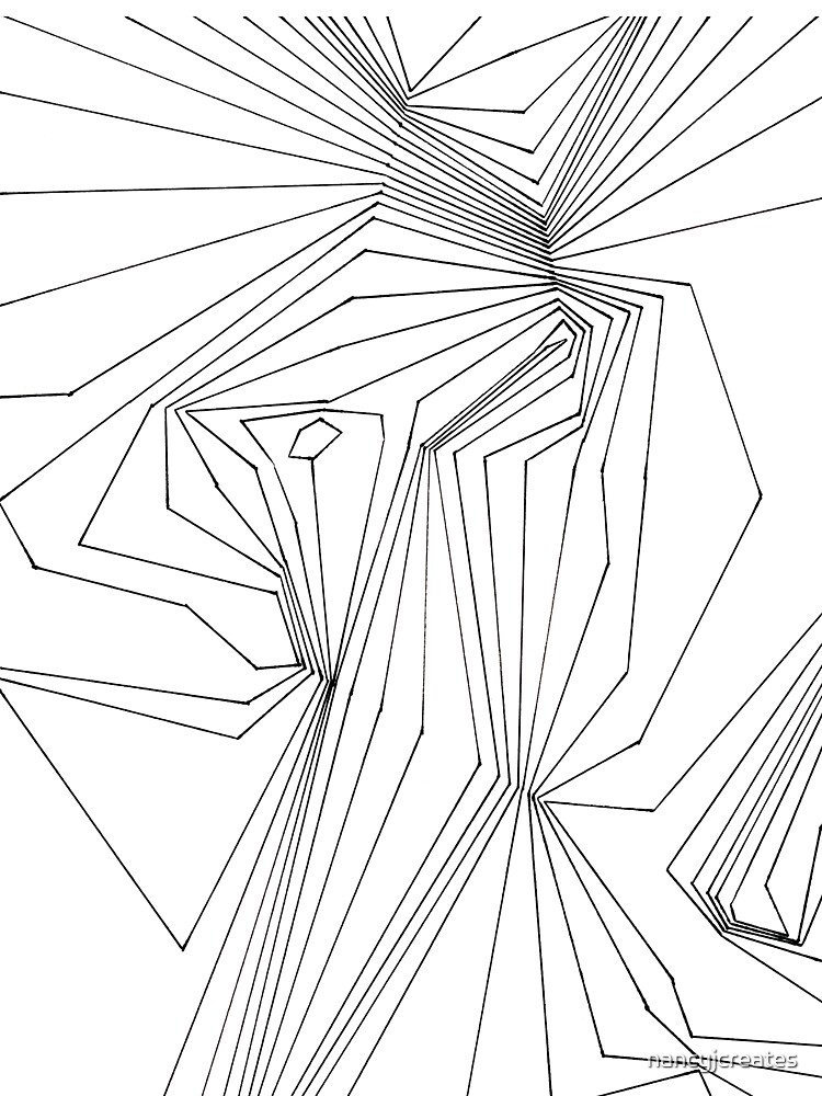 Confinement Black Ink On White Geometric Drawing Baby One Piece By Nancyjcreates Redbubble