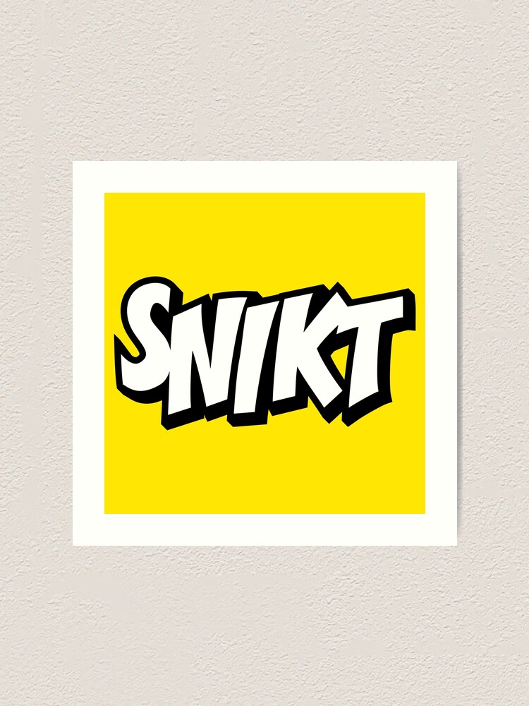 Comic Sounds Snikt Art Print By Artboy213 Redbubble