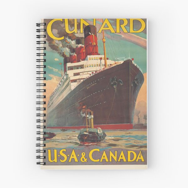 Item preview, USA and Canada  vintage travel poster designed and sold by stickart-marek.