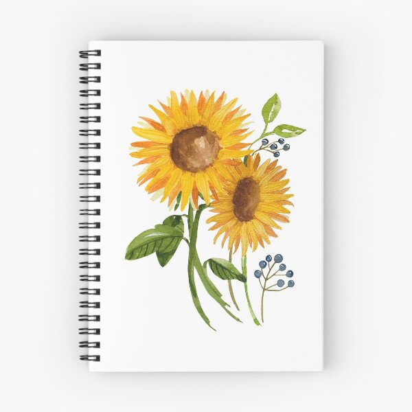 Item preview, Sunflowers in Watercolors designed and sold by Gretchen Slagle Studio.