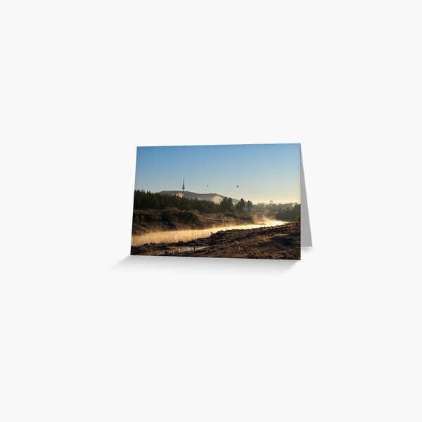 Mist on the Molonglo Greeting Card
