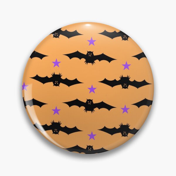 Item preview, Halloween Bat Star Pattern Orange designed and sold by karwilberevivalcollection.