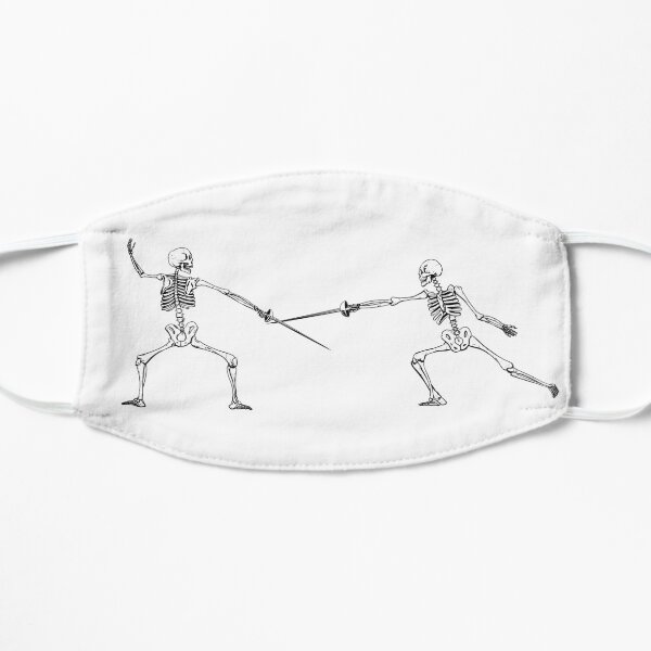 Skeletons Fencing Flat Mask