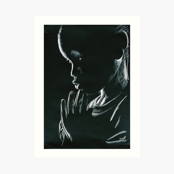 Praying Child Art Print