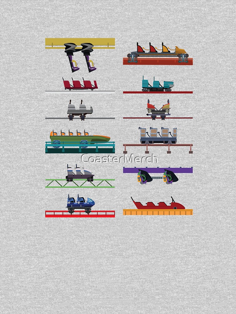 Six Flags Over Texas Coaster Cars Design by CoasterMerch