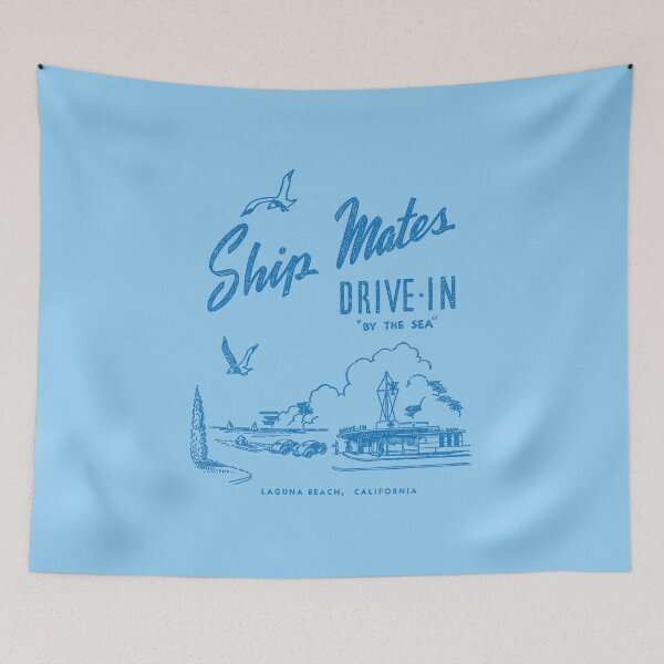 Item preview, Shipmates Drive-In - Laguna Beach, California designed and sold by touristtrash.