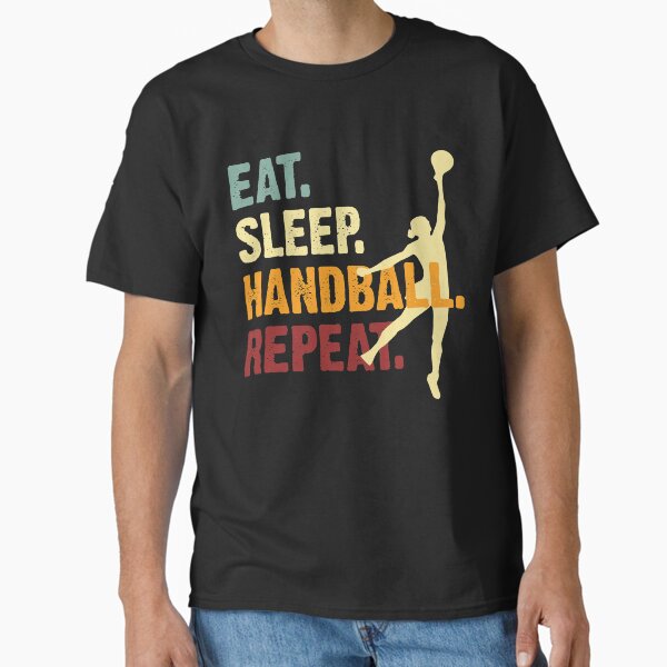Item preview, Eat Sleep Hanball Repeat designed and sold by Sutra-Lotus-Co.