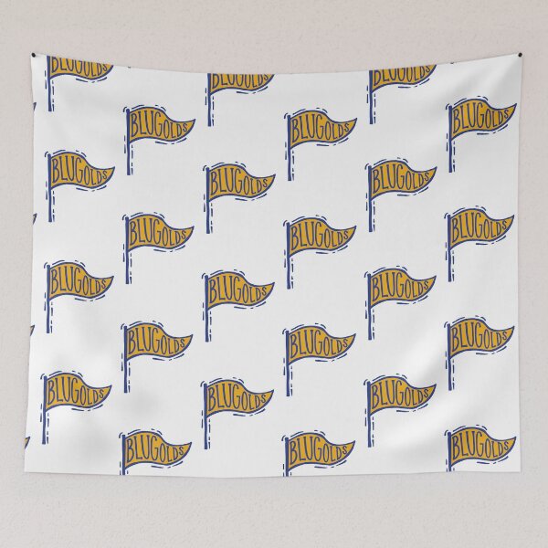 Item preview, UW Eau Claire Blugolds Flag designed and sold by oliviabergh.