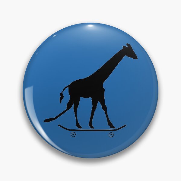 Item preview, Skateboarding Giraffe designed and sold by ItsMeRuva.