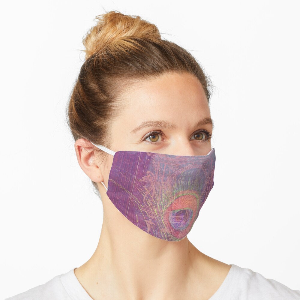 Gilded Dreams in Rose Mask