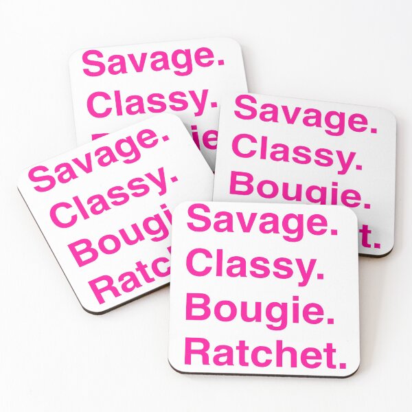 Item preview, I'm a Savage in dark pink designed and sold by Kyla Nita.