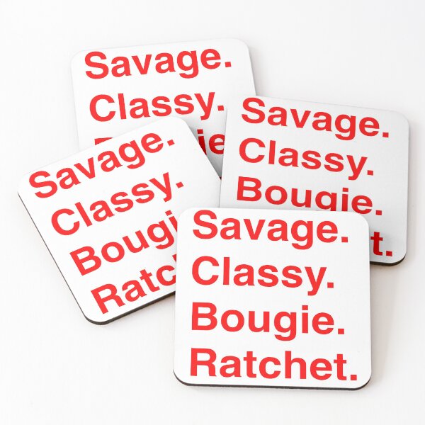 Item preview, I'm a Savage in red designed and sold by Kyla Nita.