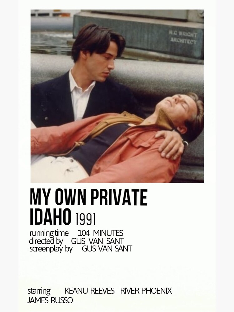 "My Own Private Idaho-Minimalistic Movie Poster" Poster by ...