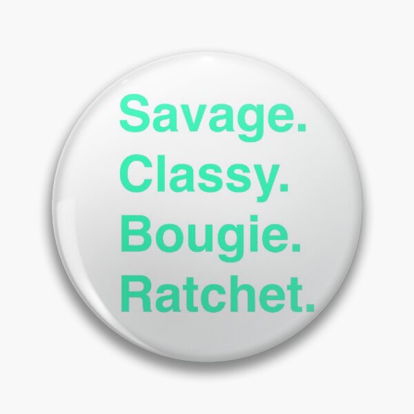 Item preview, I'm a Savage in teal designed and sold by Kyla Nita.