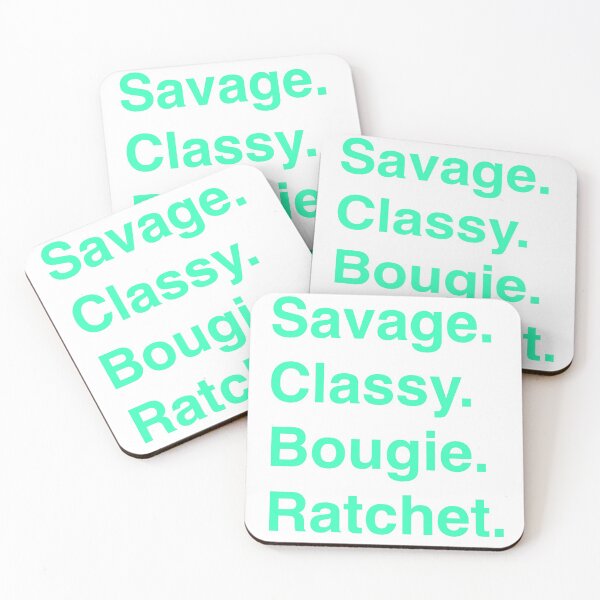 Item preview, I'm a Savage in teal designed and sold by Kyla Nita.