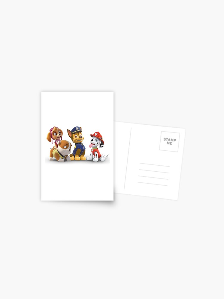 Rubble Paw Patrol Classic Postcard for Sale by Claymith