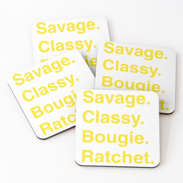 Item preview, I'm a Savage in yellow designed and sold by Kyla Nita.