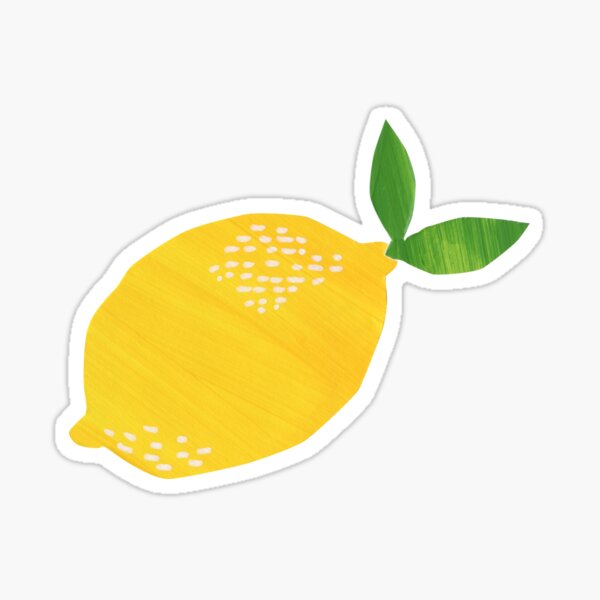 Cut + Paste Lemon Pattern\