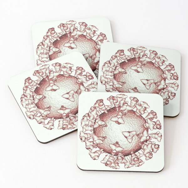 Item preview, Coronavirus Sanguine COVID-19 Pandemic Virus designed and sold by Russell Kightley.