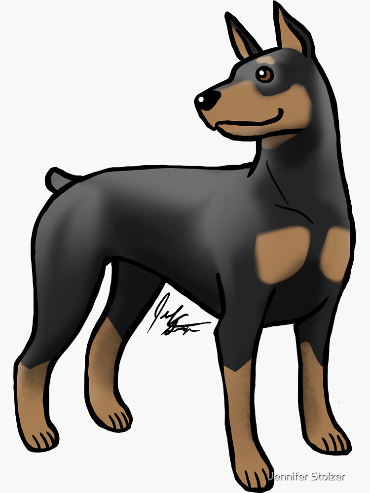 Doberman Pinscher - Black and Tan by jameson9101322