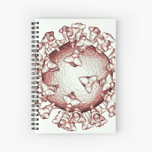 Coronavirus Sanguine COVID-19 Pandemic Virus Spiral Notebook
