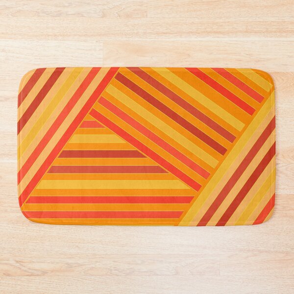 Item preview, Orange - yellow stripes designed and sold by fuzzyfox.
