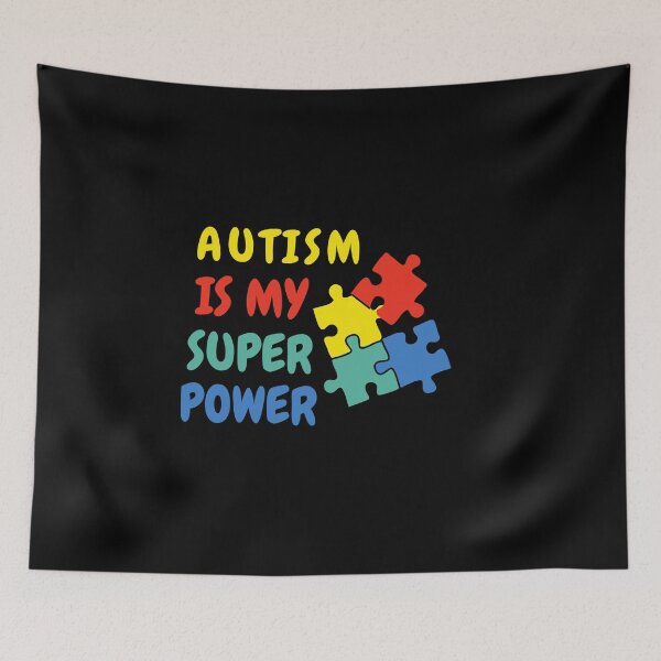 Item preview, Autism Super Power Cute Funny Colorful Shirt Pride Autistic Adhd Aspergers Down Syndrome Cute Funny Motivational Inspirational Gift Idea designed and sold by EpsilonEridani.