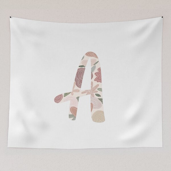 Item preview, Floral Letter A designed and sold by abbeygfrerer.