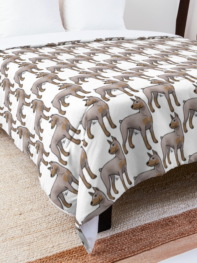 Alternate view of Doberman Pinscher - Fawn and Tan Comforter