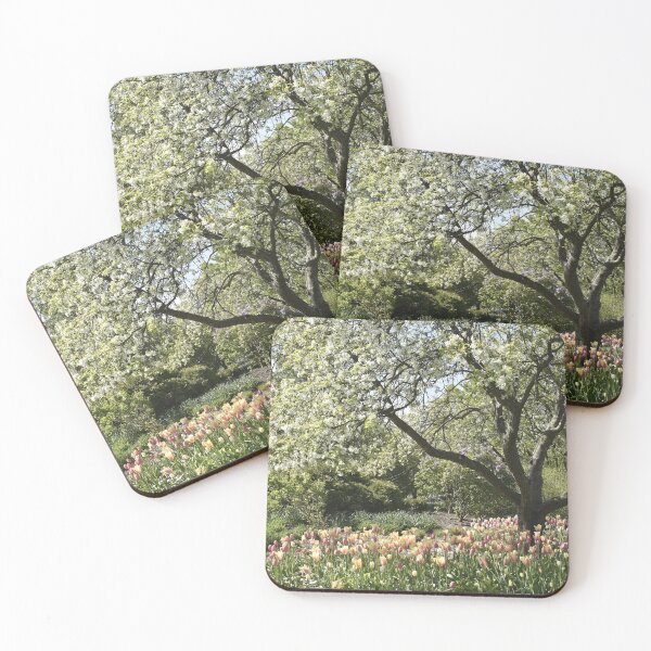Item preview, Apple Tree and Tulips designed and sold by Kathleen Brant.
