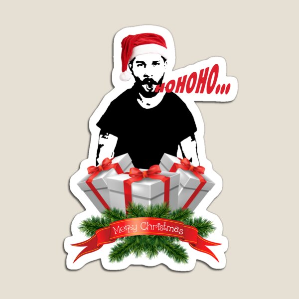 Shia Labeouf Merry Christmas Magnet