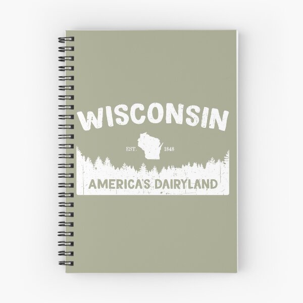 Item preview, Wisconsin, America's Dairyland State Motto designed and sold by GreatLakesLocal.