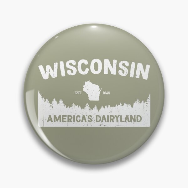 Item preview, Wisconsin, America's Dairyland State Motto designed and sold by GreatLakesLocal.