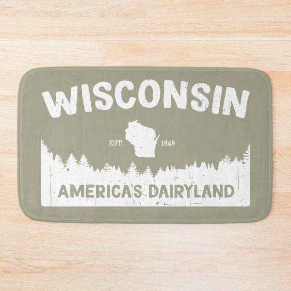 Item preview, Wisconsin, America's Dairyland State Motto designed and sold by GreatLakesLocal.