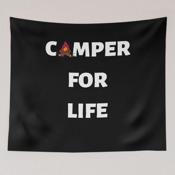 Item preview, Camper For Life - Camping designed and sold by designitfun.