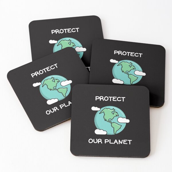 Item preview, Protect Earth Environmental Awareness Ocean Sea Fish Shirt Planet Earth Green Greta Thunberg Cute Funny Mother Earth Climate Change SOS Help Pollution Nature Ozone Inspirational Cute Funny Gift Idea designed and sold by EpsilonEridani.