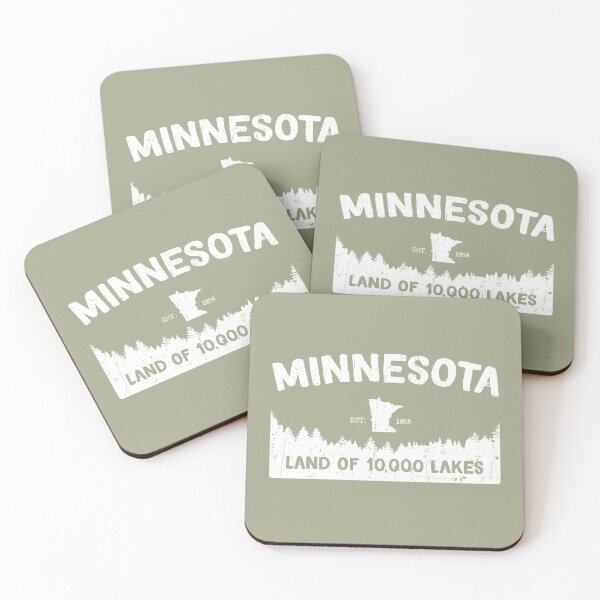 Item preview, Minnesota, Land of 10,000 Lakes designed and sold by GreatLakesLocal.