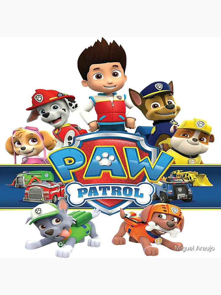 Paw Patrol Team Postcard for Sale by docubazar7