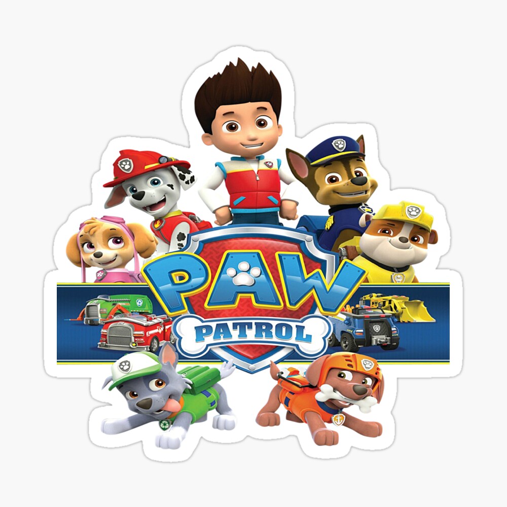 paw patrol team cartoon