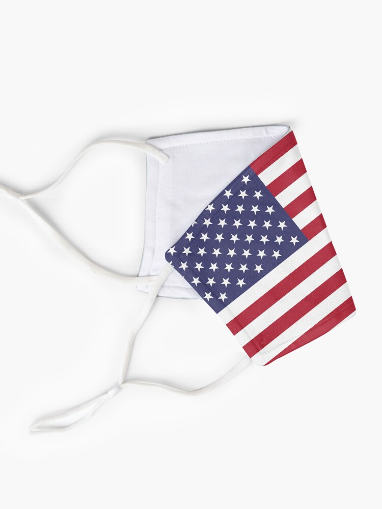 Alternate view of American Flag of United States Mask